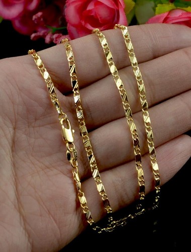 18k goldkette vergoldet - 18k,