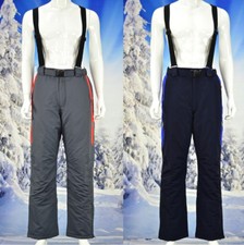 Winterhose Herren Skihose Thermohose Hose Latzhose Schneehose Snowboard L-4XL W1