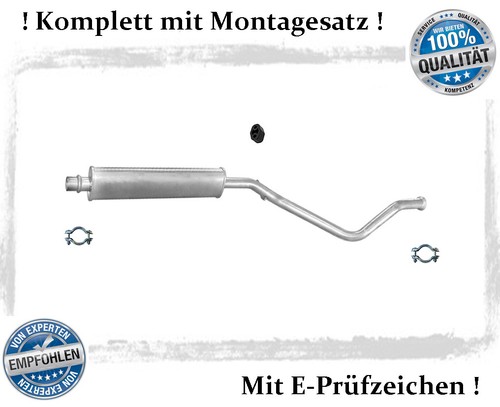 Mittelschalldämpfer für