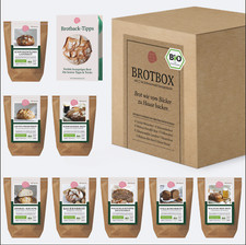 Brot Probierbox Bio Brotbackmischung Set Brot backen Geschenkset Probierset 8er