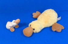 2x NICI ENTE EMMA gelb braun