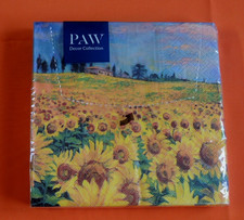 20 Servietten Sonnenblumen