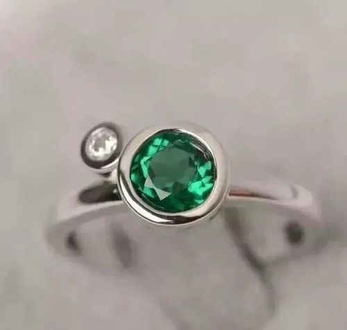 Rundschliff 14k weißgold - 14k,