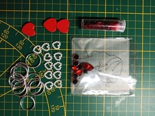 Streudeko zur Hochzeit, Liebe, Valentinstag Ringe, Perlenherz,Streuherzen , Herz