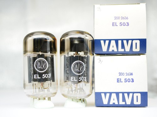 Matched pair el503 - pair, valvo