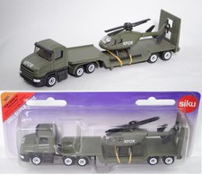 Siku Super 1681 KFOR-Scania CT14 Tieflader mit KFOR-Hubschrauber