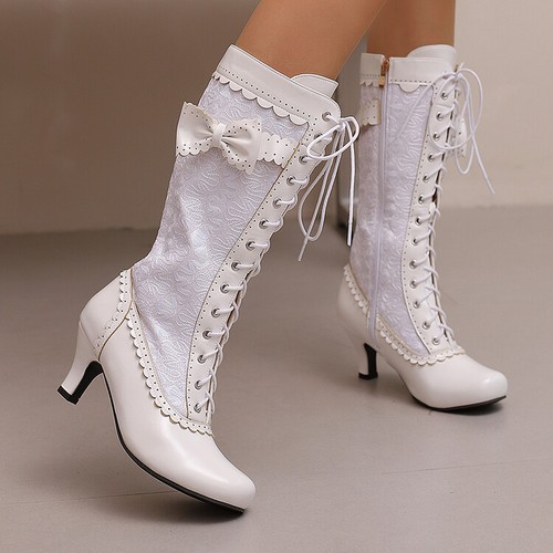 Damen kitten heel retro - heel,