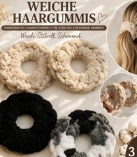 10x Stk. Schwarz Bunt Samt