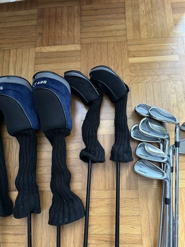 Golfset zum teil unbenutzte - golfset,