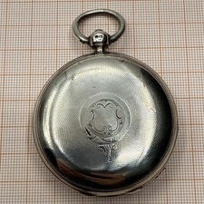 Silber Spindeltaschenuhr
