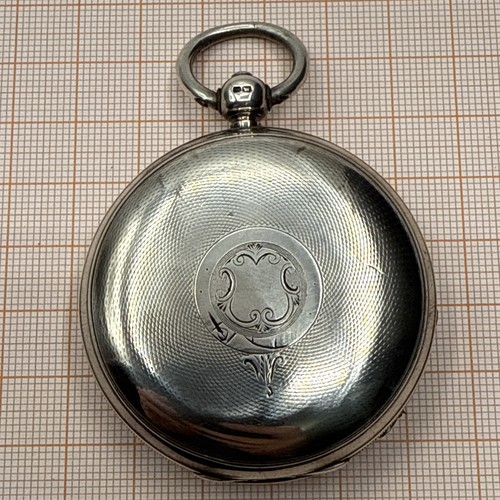 Silber spindeltaschenuhr - silber,
