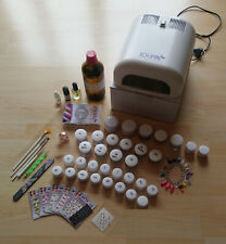 Nagelstudio Jolifin Maniküre Starterset Gel Nägel Nails UV Lichthärtungsgerät
