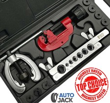 Autojack Rohr Abfackeln Werkzeug Kit Kupfer Auto Bremse Kraftstoff Reparatur Rohrschneider 10-teiliges Set