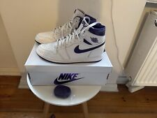 Jordan 1 High Court Purple US10 EU44 Nike Basketball Sneaker Air