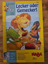 Lecker oder Gemecker! Kinderspiel ab 4 Jahre Brettspiel HABA - KOMPLETT