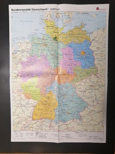 Wandkarte deutschland und - wandkarte,