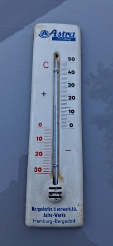 Vintage werbethermometer - vintage,