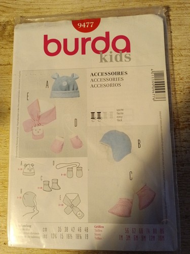 Burda schnittmuster kids 9477 - schnittmuster,