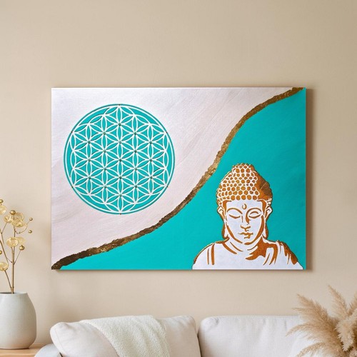 Blume des lebens buddha - lebens,