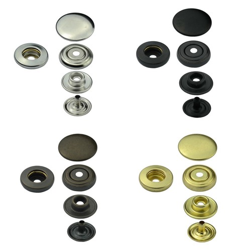 Druckknöpfe ring feder typ - druckknöpfe, ring-feder