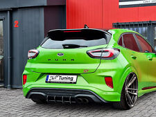 Gefräster Heckansatz Diffusor aus ABS passend für Ford Puma ST JSK