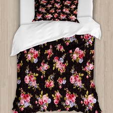 Blumen Bettwäsche Set Vintage