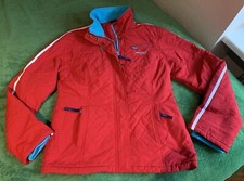 ELHO: Ski JACKE, Stepp, leicht, 36/38, Freestyle, Rot Türkis Weiß, Skilehrer