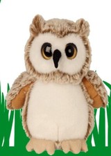 Plüschtier,  Eule, Kuscheltier , Plüscheule Höhe ca. 17 cm stehend