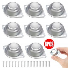 8 Stück Kugelrollen Schwerlast Nylon-Kugelrollen Rollen Für Möbel, 360° Klein