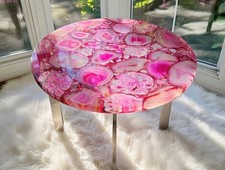 Pink Agate Table Top –