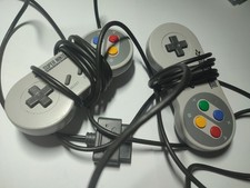 2 X Original SNES Super Nintendo Controller Gamepads Duo ⚡ Versand
