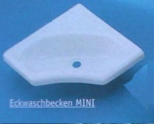 Waschbecken Eckwaschbecken mini 34 weiß Wohnmobil Caravan 300f542 NEU