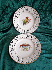 Zierteller Teller Alt Mitterteich  2 Stück je 17cm Vögel