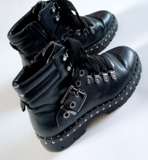 Schwarze nieten boots - boots,