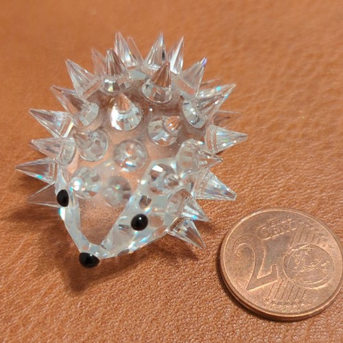 Swarovski kristallfigur igel - kristallfigur,