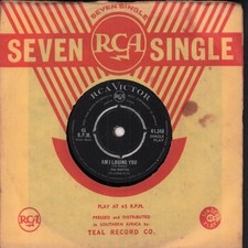 Jim Reeves Am I Losing You 7" Vinyl Südafrika RCA VICTOR 1960 4 Prong Label