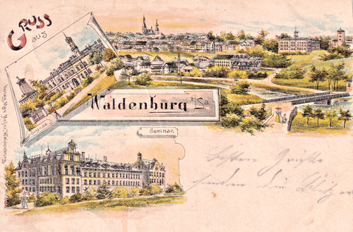 Waldenburg panorama schloß - panorama,,