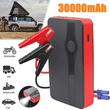 30000 mAh Auto KFZ Starthilfe Jump Starter 12V PKW Ladegerät Booster Power Bank