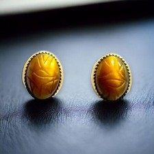 Vintage Art Deco Ohrringe 14k