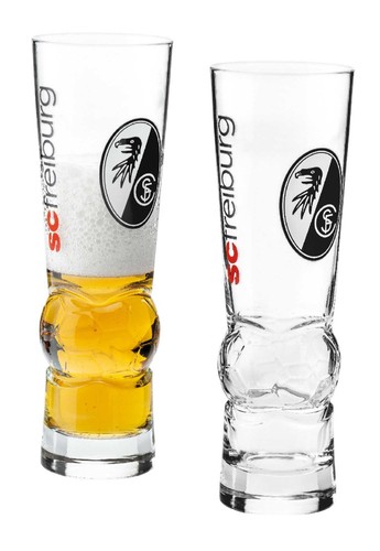 Freiburg fußballglas 2er - fußballglas,