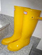 Rare HUNTER Gummistiefel gelb Gr. 38 NEU Rar Rubber Gummi wellies