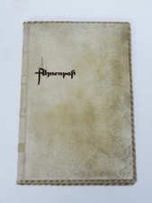 Rarität! AHNENPASS - LUXUSAUSFÜHRUNG IN GANZPERGAMENT ohne Eintragungen