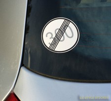 kein Tempolimit Aufkleber 300