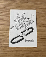 BPZ Beipackzettel - Raddampfer Mini Bausatz 2 Ozeandampfer - 1986