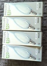 8x Philips Softone 40 Watt soft blue Kerzen