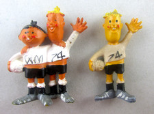 MASKOTTCHEN + KONVOLUT / 2x TIP und TAP  FUSSBALL WM  74 von HERSTELLER ? + ALT