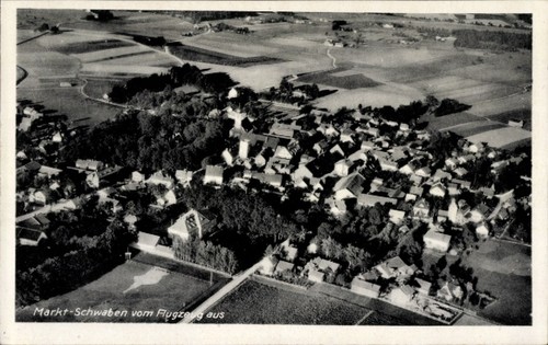 Markt schwaben oberbayern - ak,