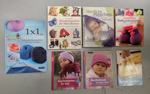 Strickbuch heft stricken - 7x,