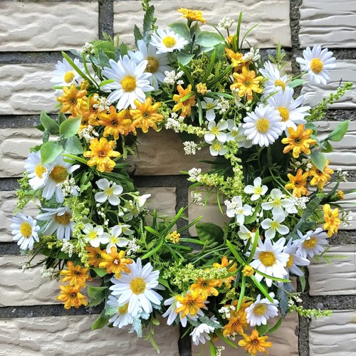 Deko kranz 27cm - deko, wiesenblumen
