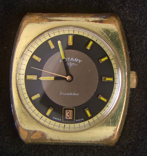 Rotary gold plated bicolor - gold-plated,